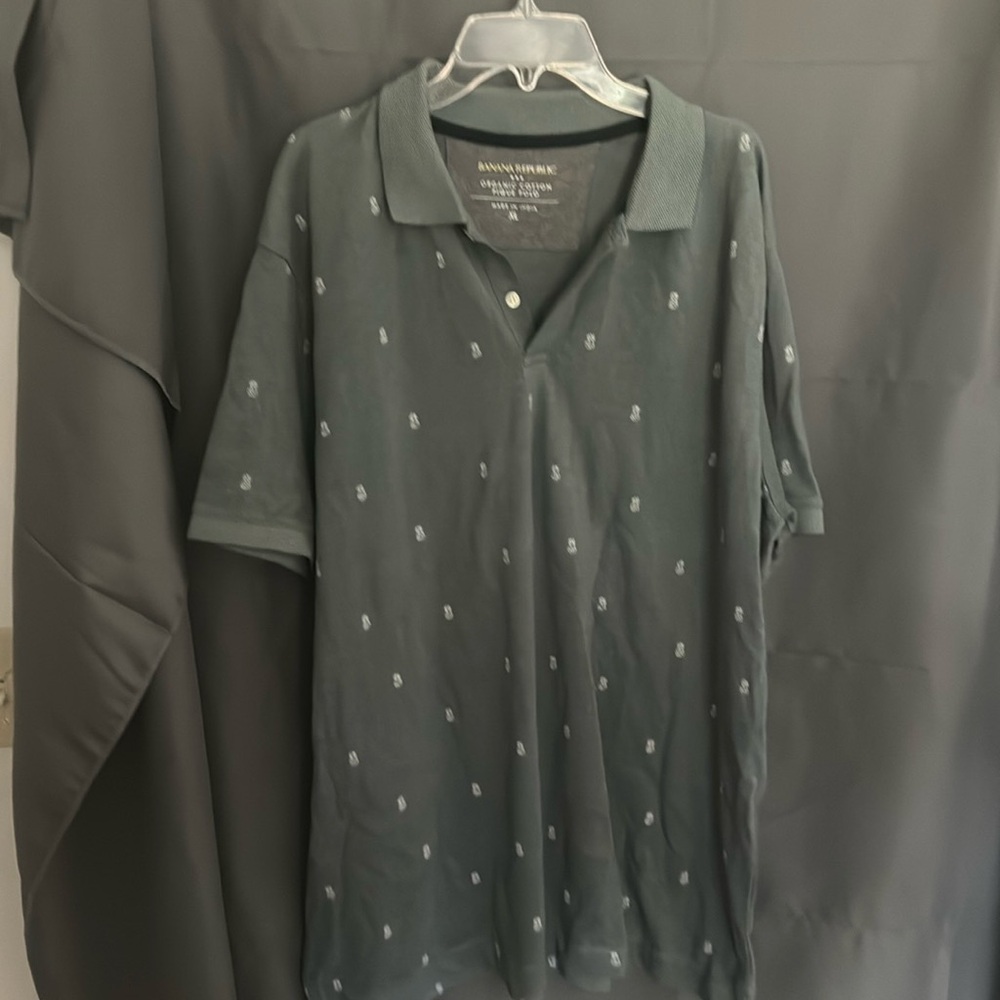 Banana Republic organic cotton pique polo